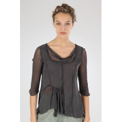 CAMISETA SEDA ENVEJECIDA